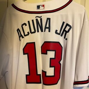 Atlanta Braves - Acuna Jr. Jersey.  Size 2xl